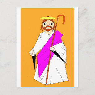 Jesus Teckning Vykort