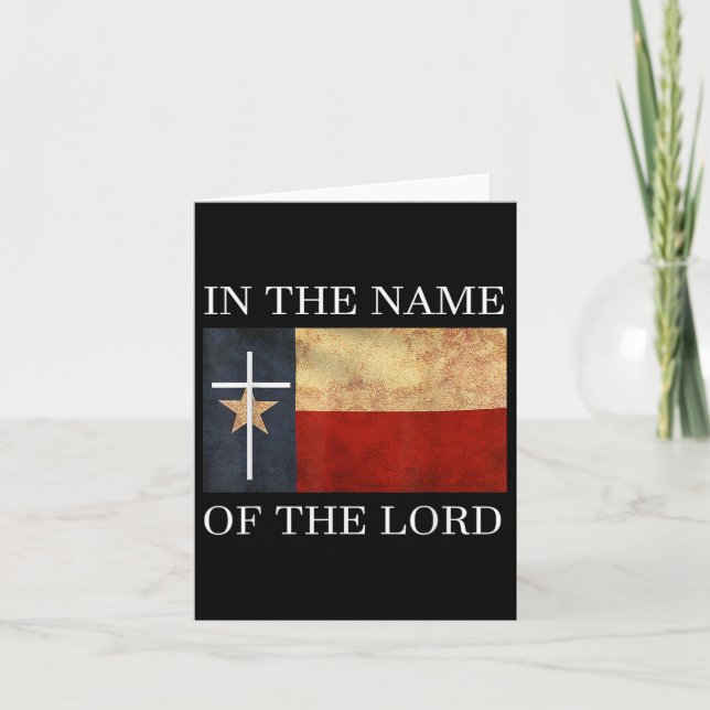 Jesus Texas Christian Kort (Framsida)