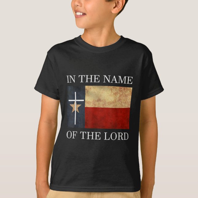Jesus Texas Kristna  T Shirt (Framsida)