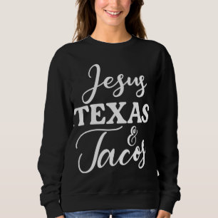 Jesus Texas och Tacos Funny Food Cinco Mayo Jesus T Shirt