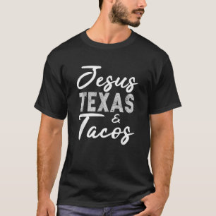 Jesus Texas och Tacos Funny Food Cinco Mayo Jesus T Shirt