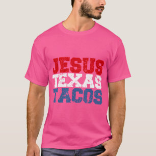 Jesus Texas Tacos Funny Food och Christian Soutnin T Shirt