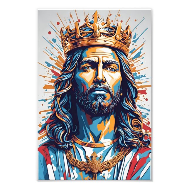 JESUS THE KING FOTOTRYCK (Framsidan)
