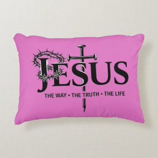 Jesus the way, the truth, the life! prydnadskudde