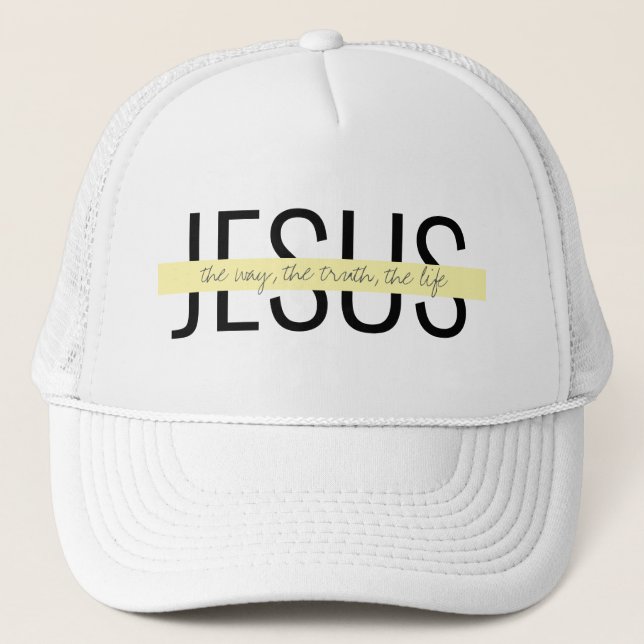 Jesus: The Way Truth Life Gult Keps (Framsida)