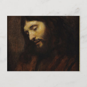 Jesus Tittar nedåt Vykort
