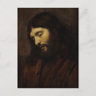 Jesus Tittar nedåt Vykort