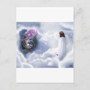Jesus tittar vykort