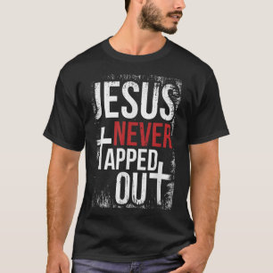 Jesus tog aldrig ut Christian Wrestling Faith C T Shirt