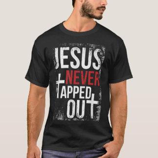 Jesus tog aldrig ut Christian Wrestling Faith C T Shirt