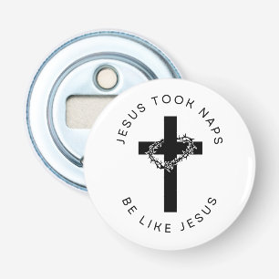 Jesus tog Naps som Jesus Flaska öppnare