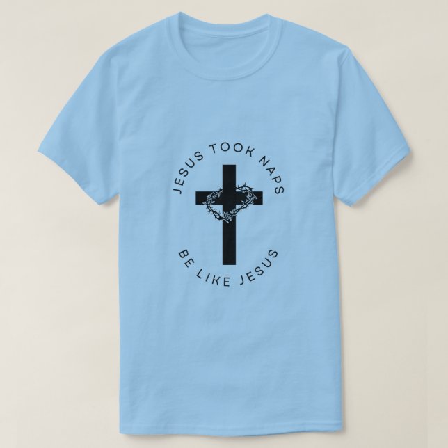 Jesus tog Naps som Jesus T-Shirt (Design framsida)