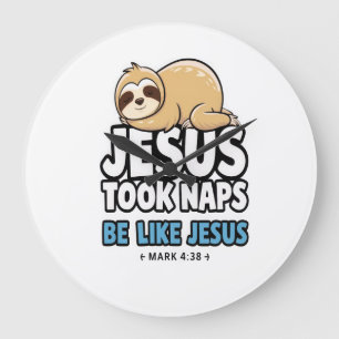 Jesus tog tupplur, rolig sengångare stor klocka