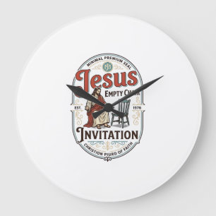 Jesus tom stol Invitation Jesus tom stol Inv Stor Klocka