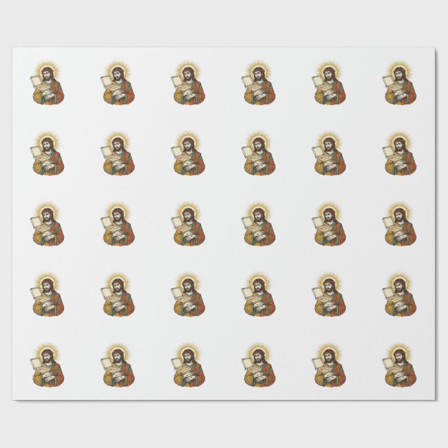 Jesus tomma pizzaskål kylskåp förräderi mat humor_ presentpapper (Platt)