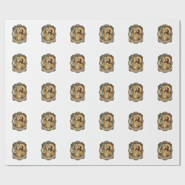 Jesus Tomt Nachochips Påse Berusad Munchies Party Presentpapper (Platt)