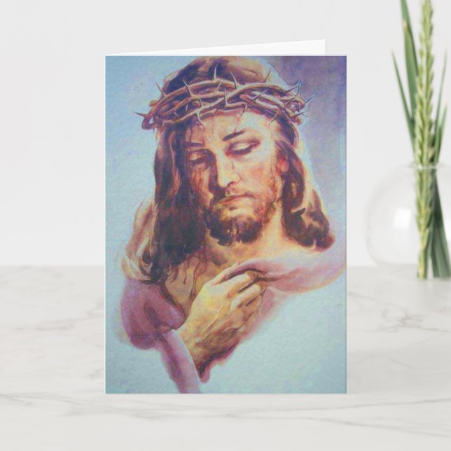 Jesus törne Julkort Kort (Framsida)
