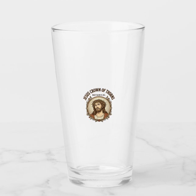 Jesus törnekrona botaniska Jesus törnekrona Glaskopp (Framsida)