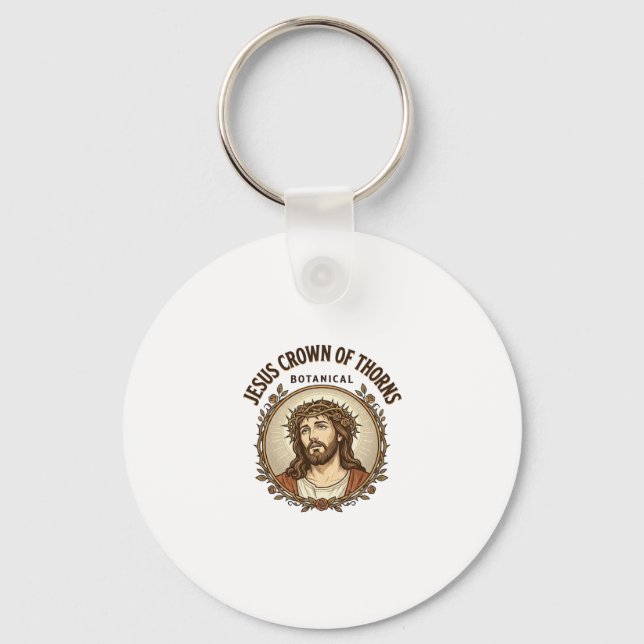 Jesus törnekrona botaniska Jesus törnekrona Nyckelring (Framsida)