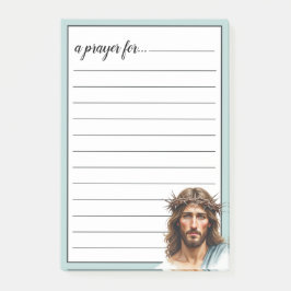 Jesus törnekrona Porträtt Bönerum Bön Post-it Block