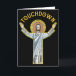 Jesus Touchdown Kul Kristet Tro Uttalande Meme Ch Kort<br><div class="desc">Jesus Touchdown Kul Kristet Tro Uttalande Meme Kristus Be</div>