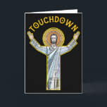 Jesus Touchdown Kul Kristet Tro Uttalande Meme Ch Kort<br><div class="desc">Jesus Touchdown Kul Kristet Tro Uttalande Meme Kristus Be</div>