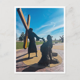 Jesus Träder kvinnorna i Jerusalem Vykort