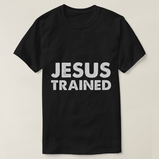 Jesus Traed Wrestling T Shirt (Design framsida)