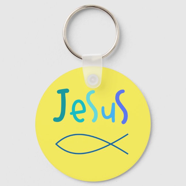 Jesus tro nyckelring (Framsida)