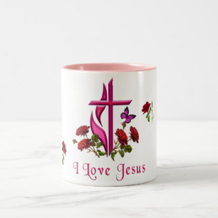 Jesus Två-Tonad Mugg