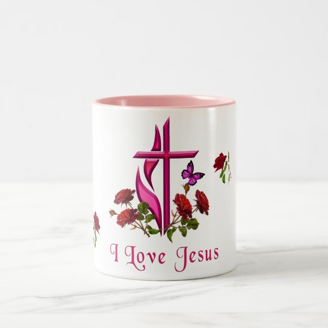 Jesus Två-Tonad Mugg (Center)