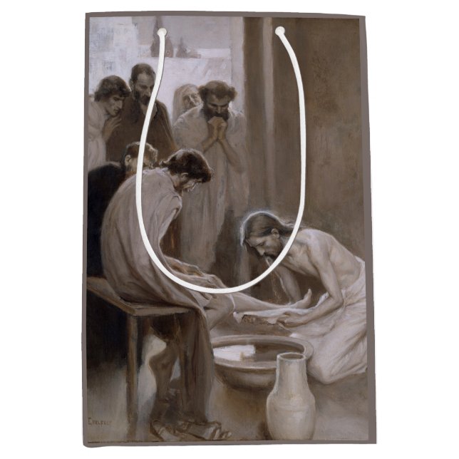 Jesus Tvättar maten för sina lärlingar (Framsidan)