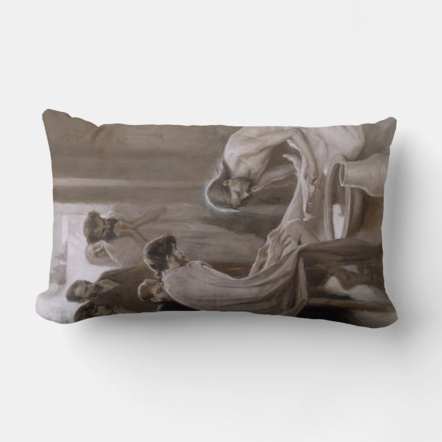 Jesus Tvättar maten för sina lärlingar Lumbarkudde (Framsida)