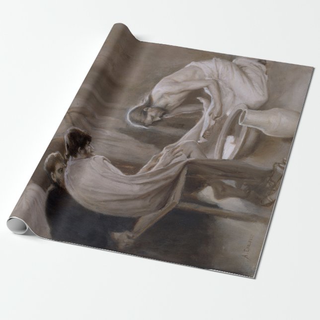 Jesus Tvättar maten för sina lärlingar Presentpapper (Utrullad)