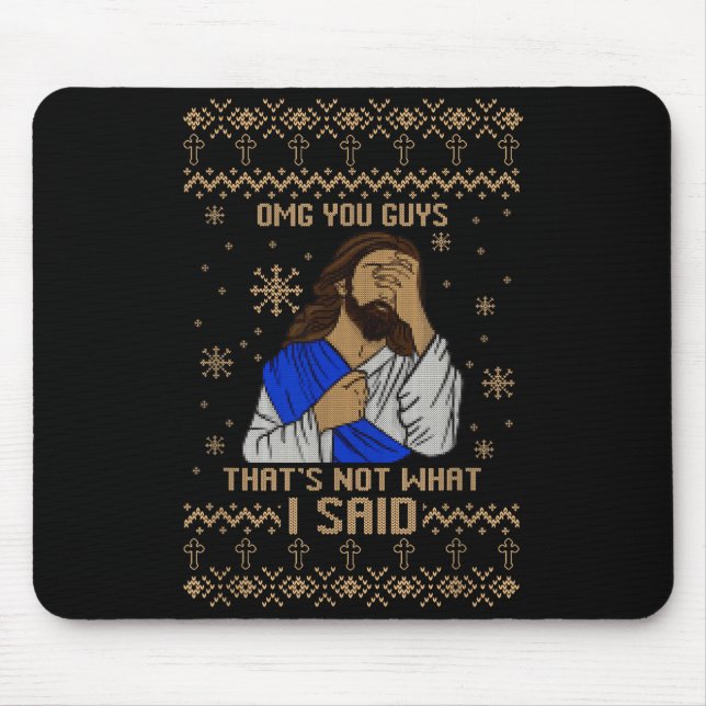 Jesus Ugly Christmas Omg You Guys That’s Not What  Musmatta (Framsidan)