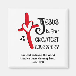 JESUS, UNDERBARARE KÄRLEK, kristna Magnet