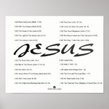 Jesus Underbaren jag Poster