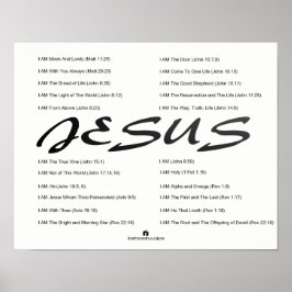 Jesus Underbaren jag Poster