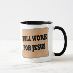 Jesus undertecknar (muggen) mugg