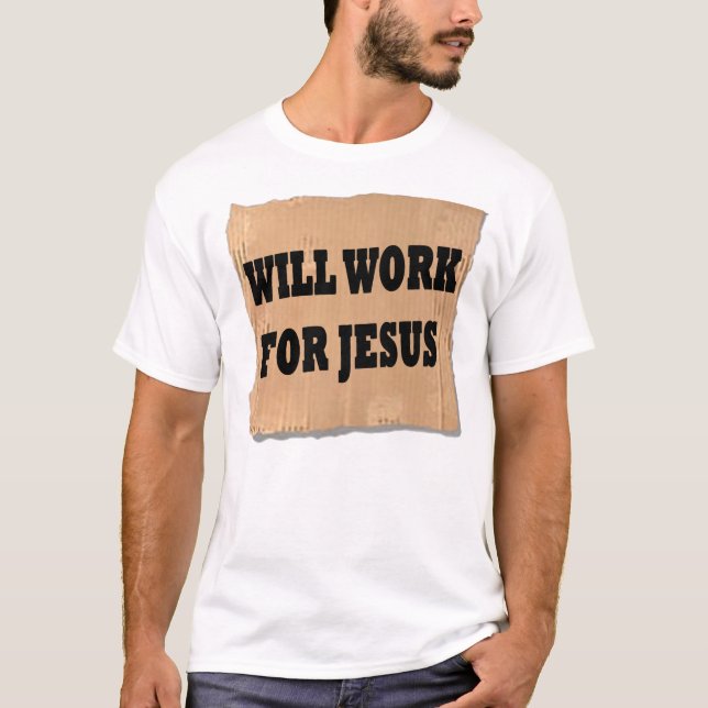 Jesus undertecknar (T-tröja) T Shirt (Framsida)
