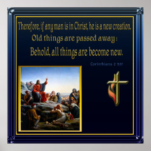 Jesus undervisning poster