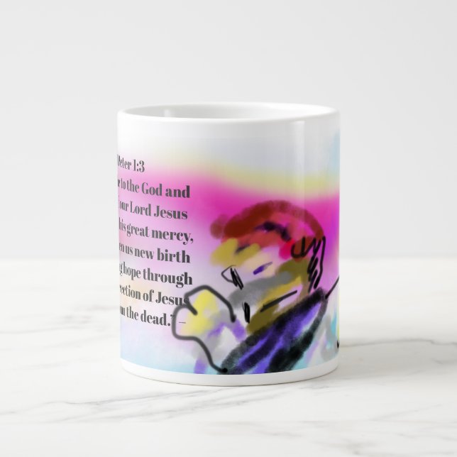 jesus uppstod  jumbo mugg (Framsidan)