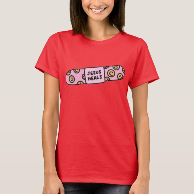 Jesus Uppväcker T Shirt (Framsida)