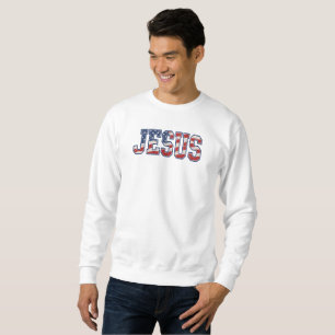 JESUS - USA LÅNG ÄRMAD TRÖJA