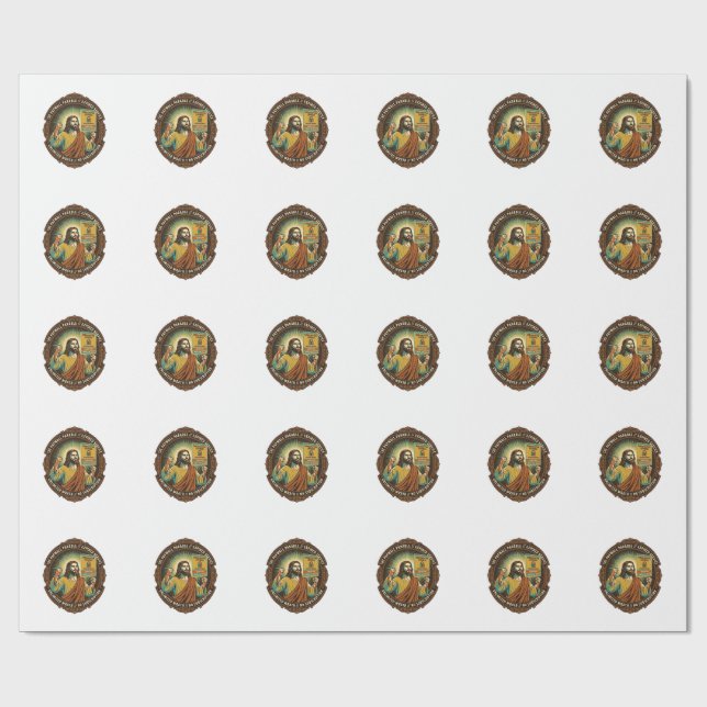 Jesus utgående programvaruabonnemang betalvägg tek presentpapper (Platt)