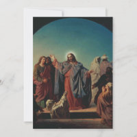 Jesus väcker Lazarus av Robert Wilhelm Ekman