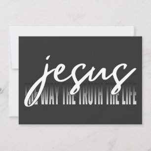 Jesus Vägen Sanningen Livet Inbjudningar