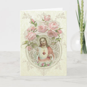 Jesus Valentines day Katolska Religiösor Kort