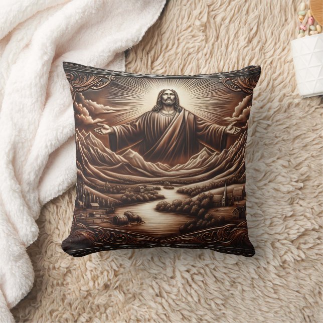 Jesus välkommen i Serenbergslandskapet Kudde (Filt)