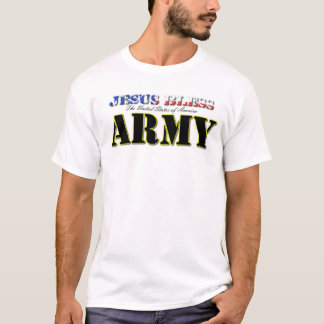 Jesus välsignar Amerika armé T-shirt
